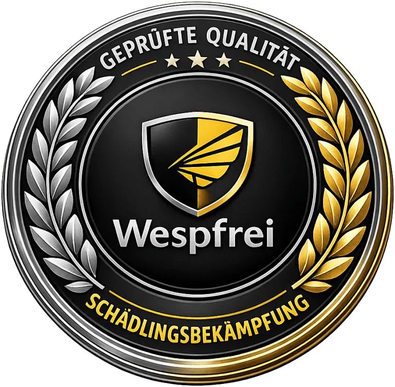 Premium Qualitätssiegel für geprüfte Schädlingsbekämpfung von Wespfrei.
